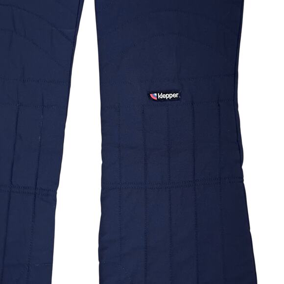 Vintage Klepper Germany Women M Navy Blue Ski Bib Pants Snow Overalls Waterproof - Picture 6 of 12